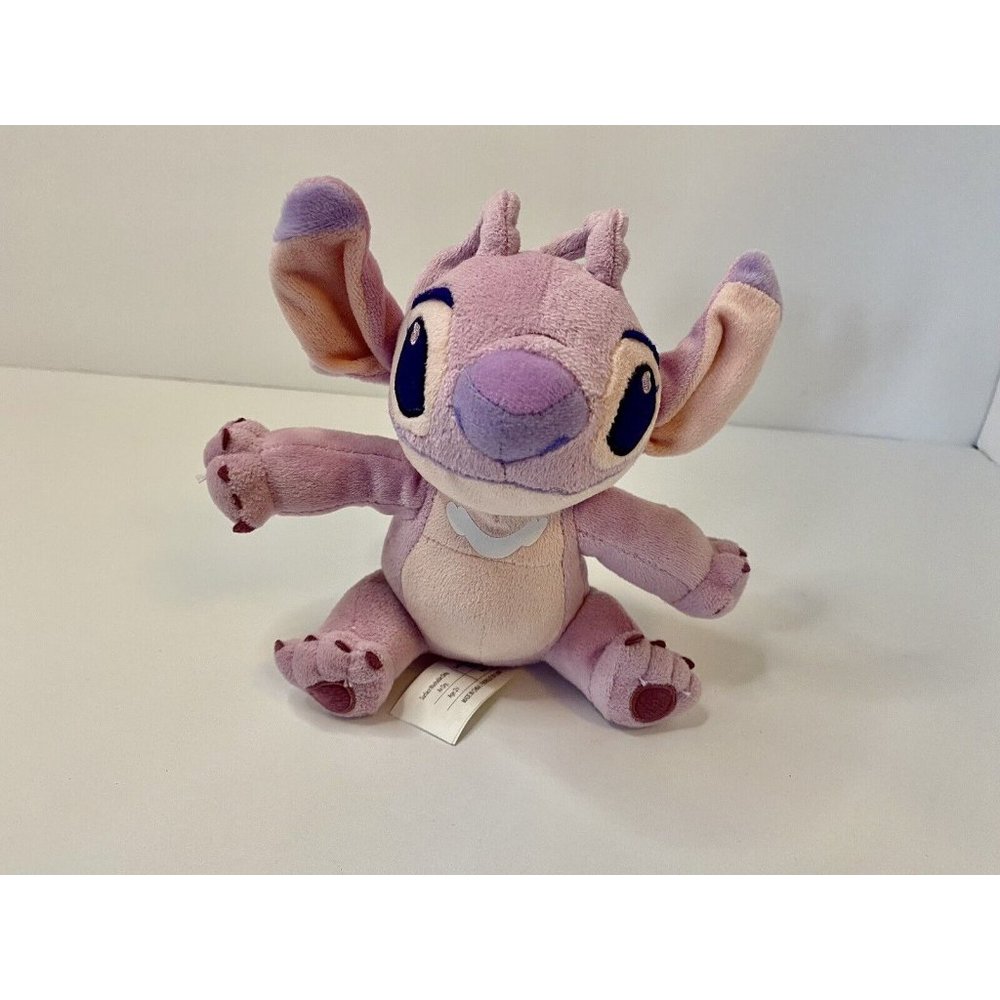 Disney Lilo & Stitch Angel 7”‎ Plush Pink Purple Girlfriend Experiment 624
